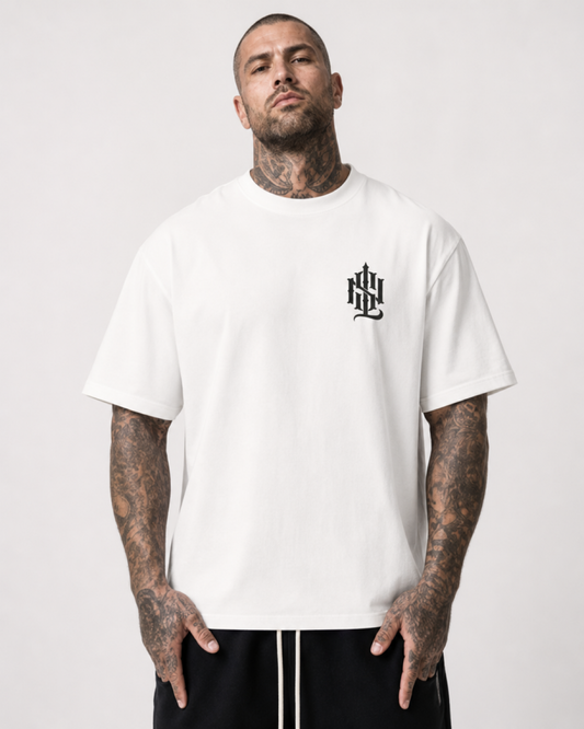 MAVERICK Monogram Premium Oversize Shirt (BlackOn)
