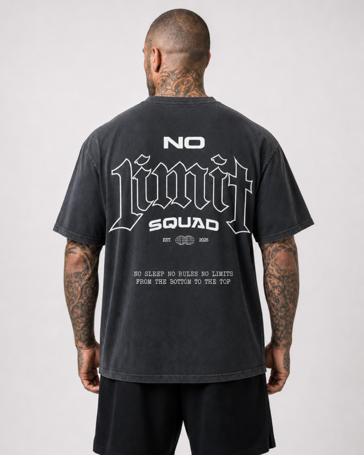 NOLIMIT Squad Fastlane Premium Oversize Shirt (WhiteOn)