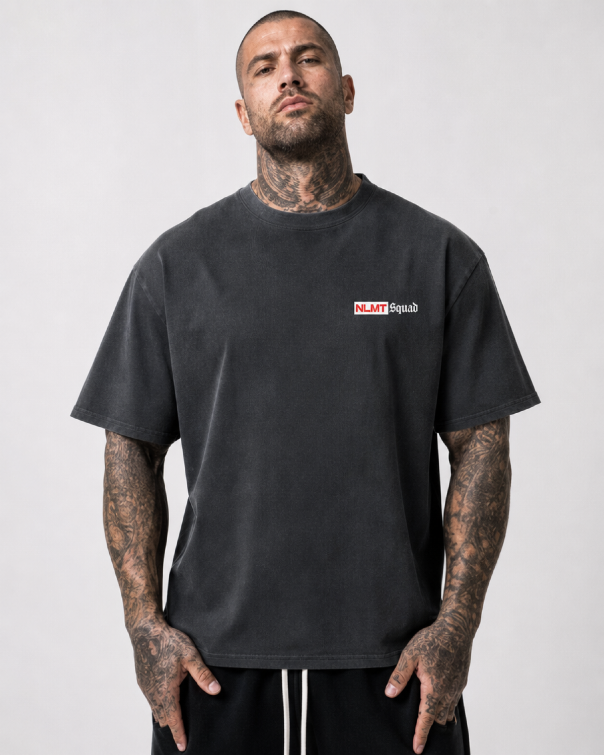 NOLIMIT Squad Fastlane Premium Oversize Shirt (WhiteOn)