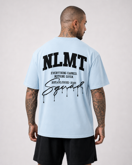 NOLIMIT SQUAD Hustle Premium Oversize Shirt (BlackOn)