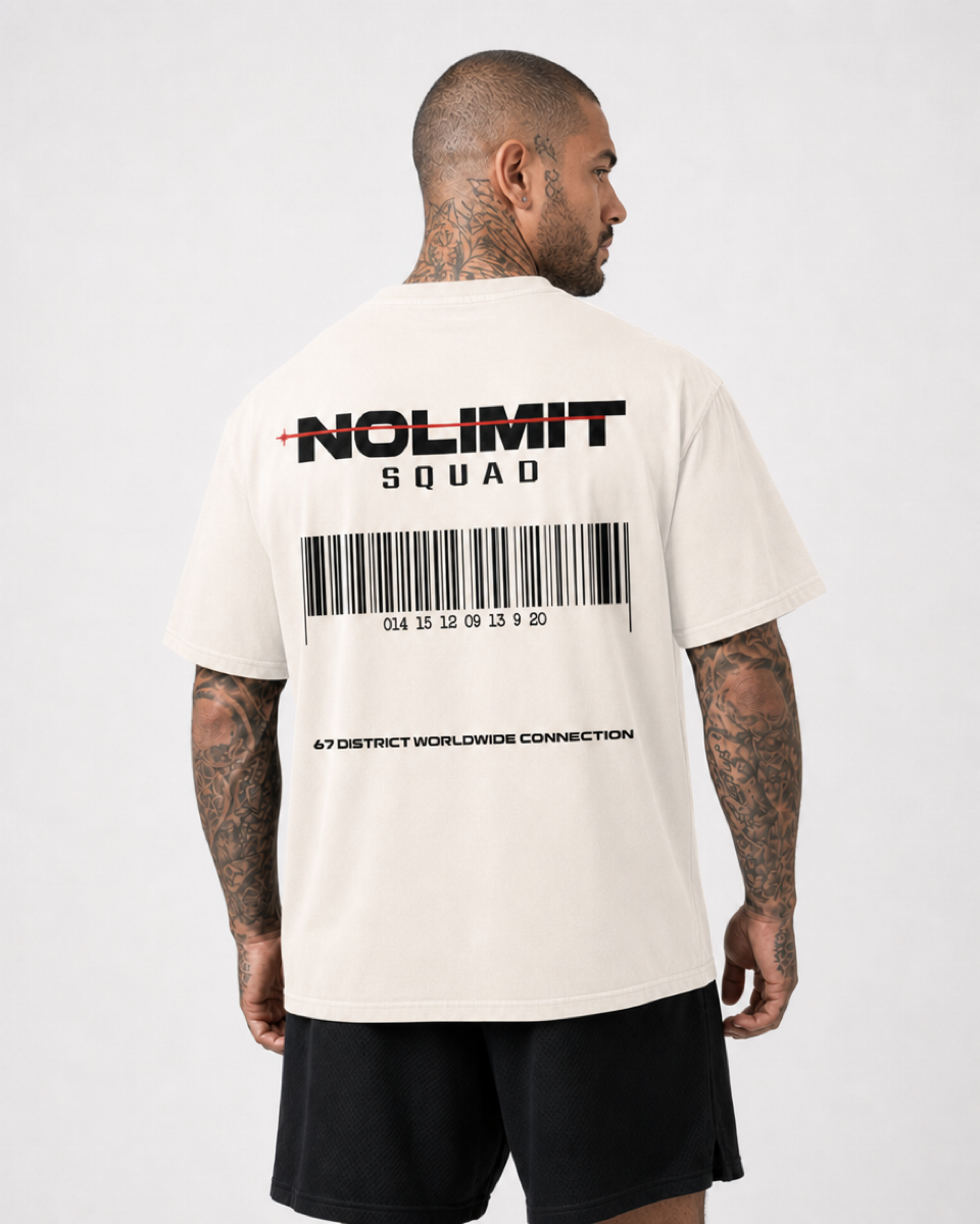 NOLIMIT SQUAD Infrared Premium Oversize Shirt (BlackOn)