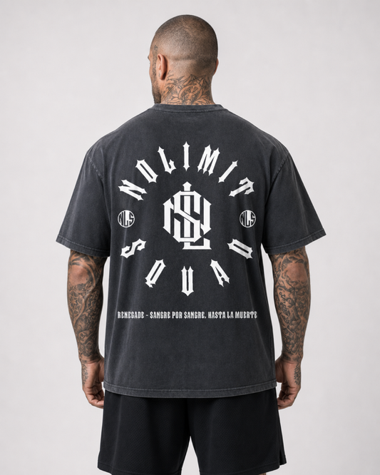 RENEGADE Monogram Premium Oversize Shirt (WhiteOn)